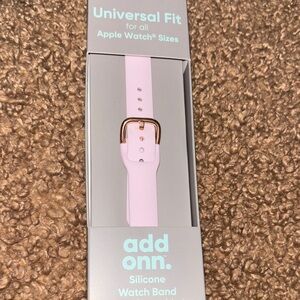 Apple Watch Pink Silicone Watch Band
